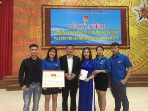 Đội thi của khoa KT&PTNT giành Giải Nhất Hội thi cán bộ Đoàn - Hội giỏi Trường ĐH Nông Lâm năm 2018