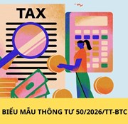 Thay thế nhiều biểu mẫu về thuế hộ kinh doanh từ 13/5/2026